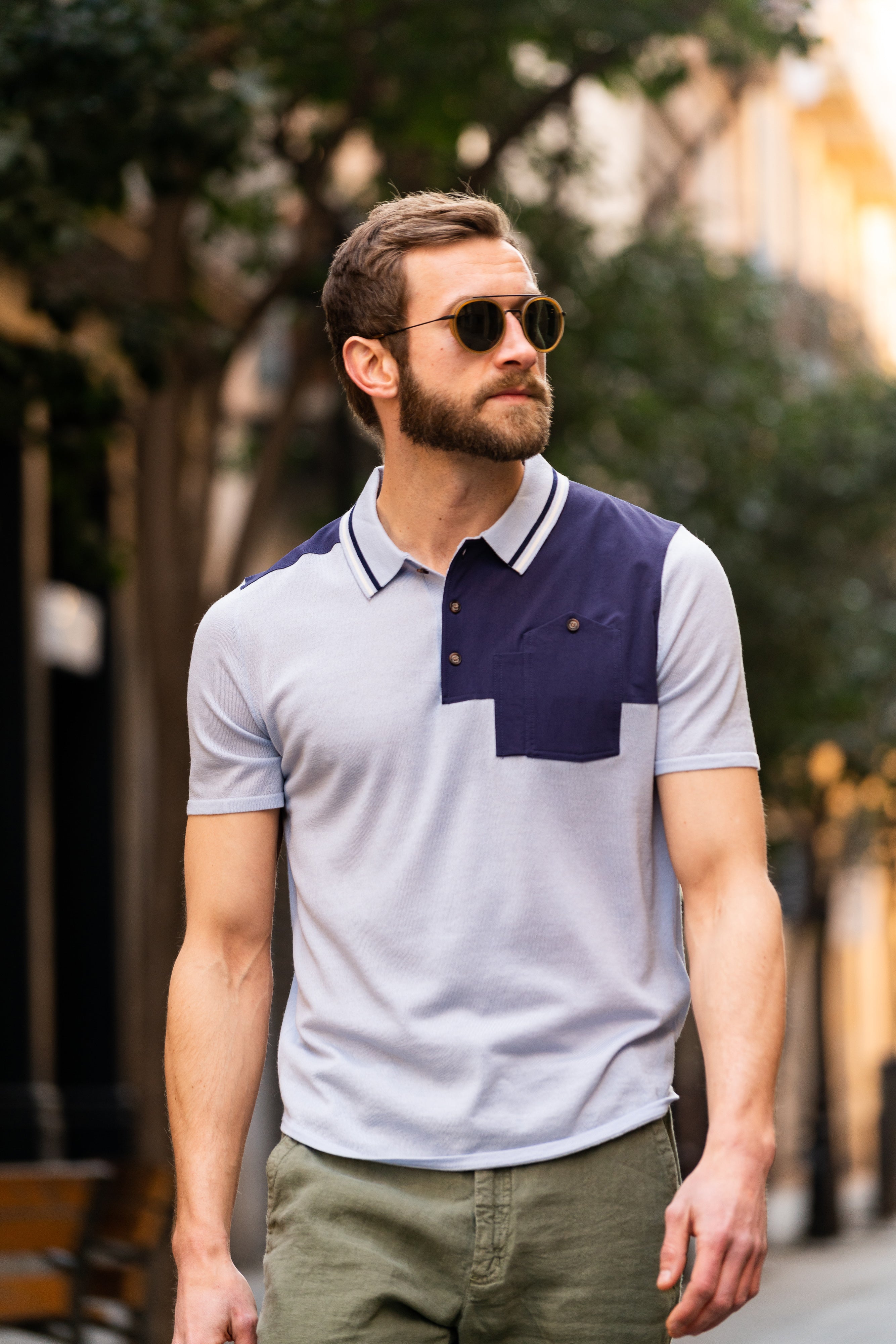 POLOシャツ Men's Lightweight Merino Polo Shirt – Alps & Meters