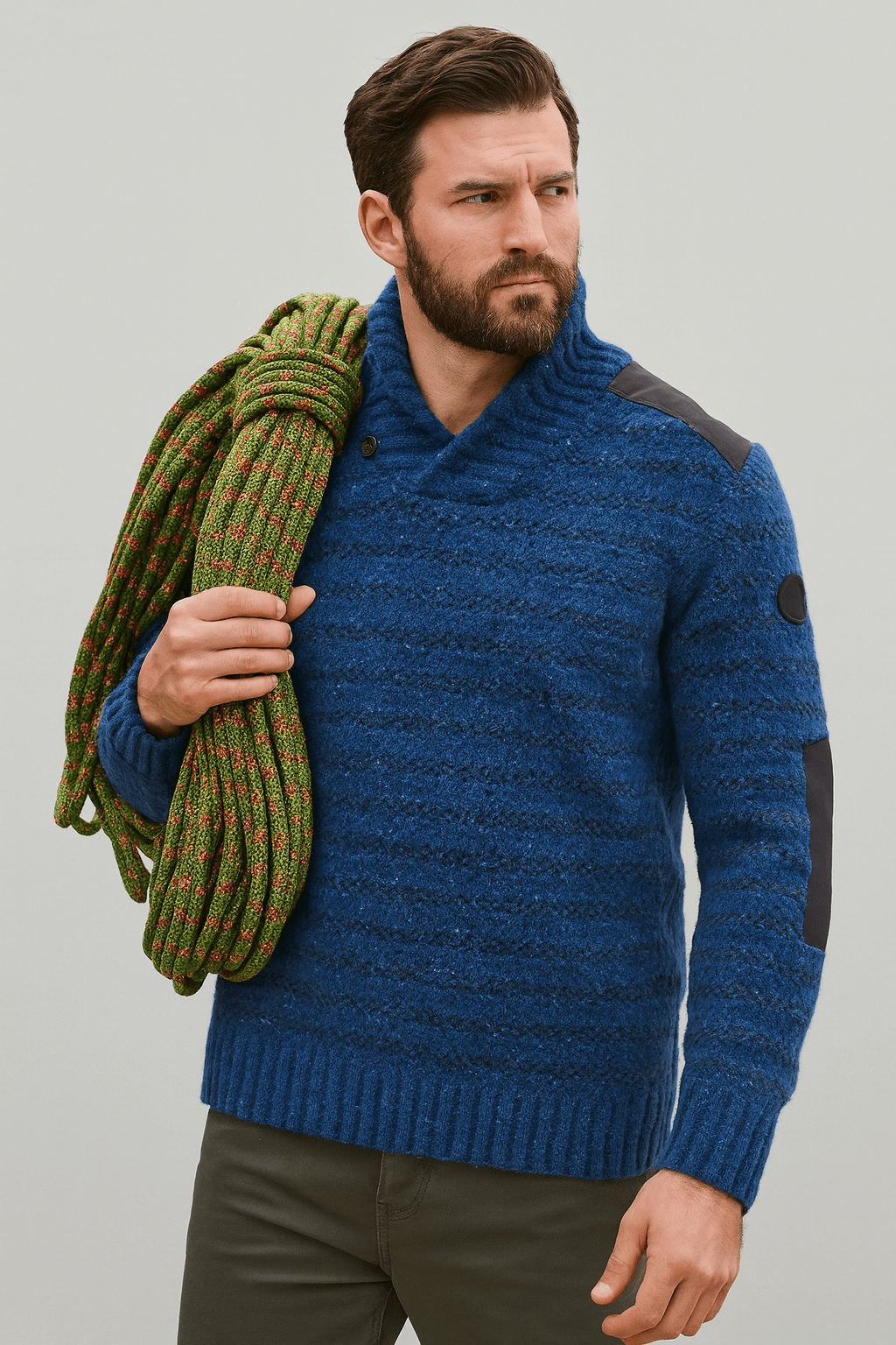 Ascent Shawl Collar Knit – Alps & Meters Ascent Shawl Collar Knit – Alps & Meters