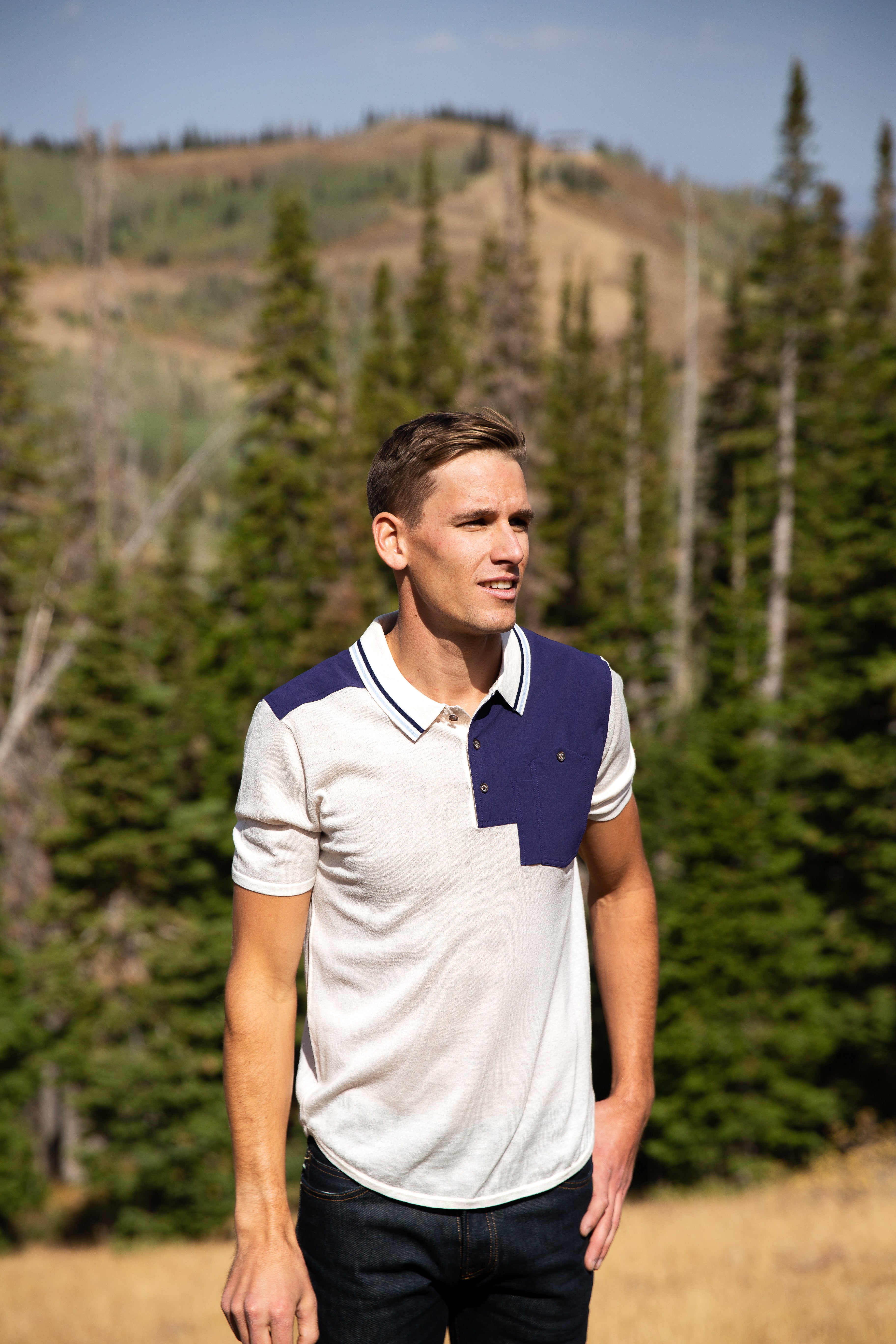 Men's Lightweight Merino Polo Shirt – Alps & Meters