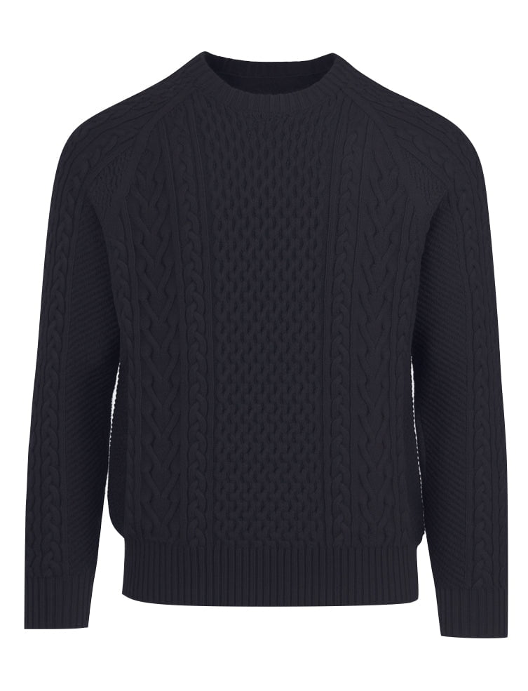 【i am】Big cable knit Number (N)ine Brown Cable Knit Sweater – Alex Maxamenko