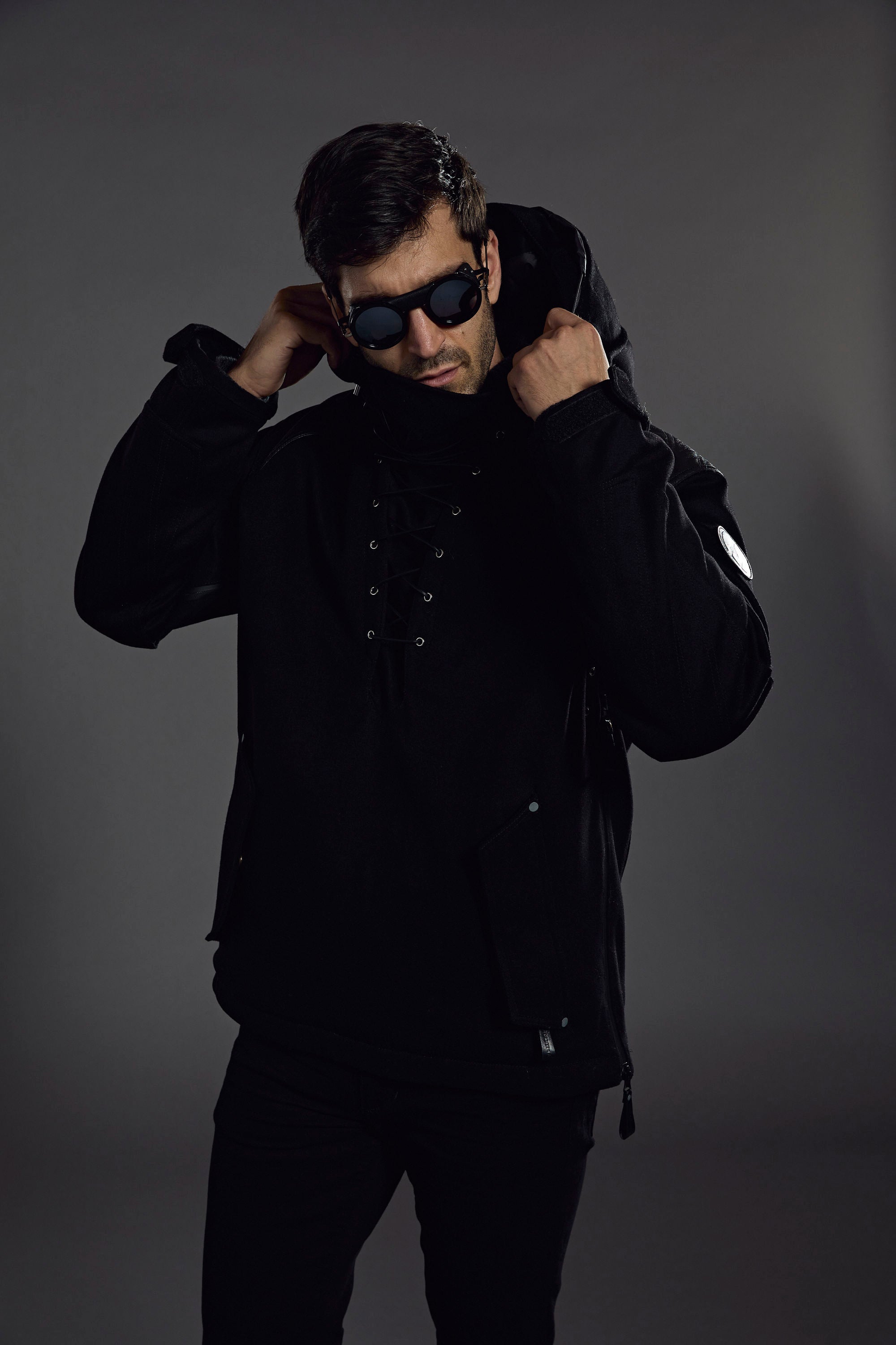 Men's Anorak Jacket - Loro Piana Storm System Wool | Alps & Meters