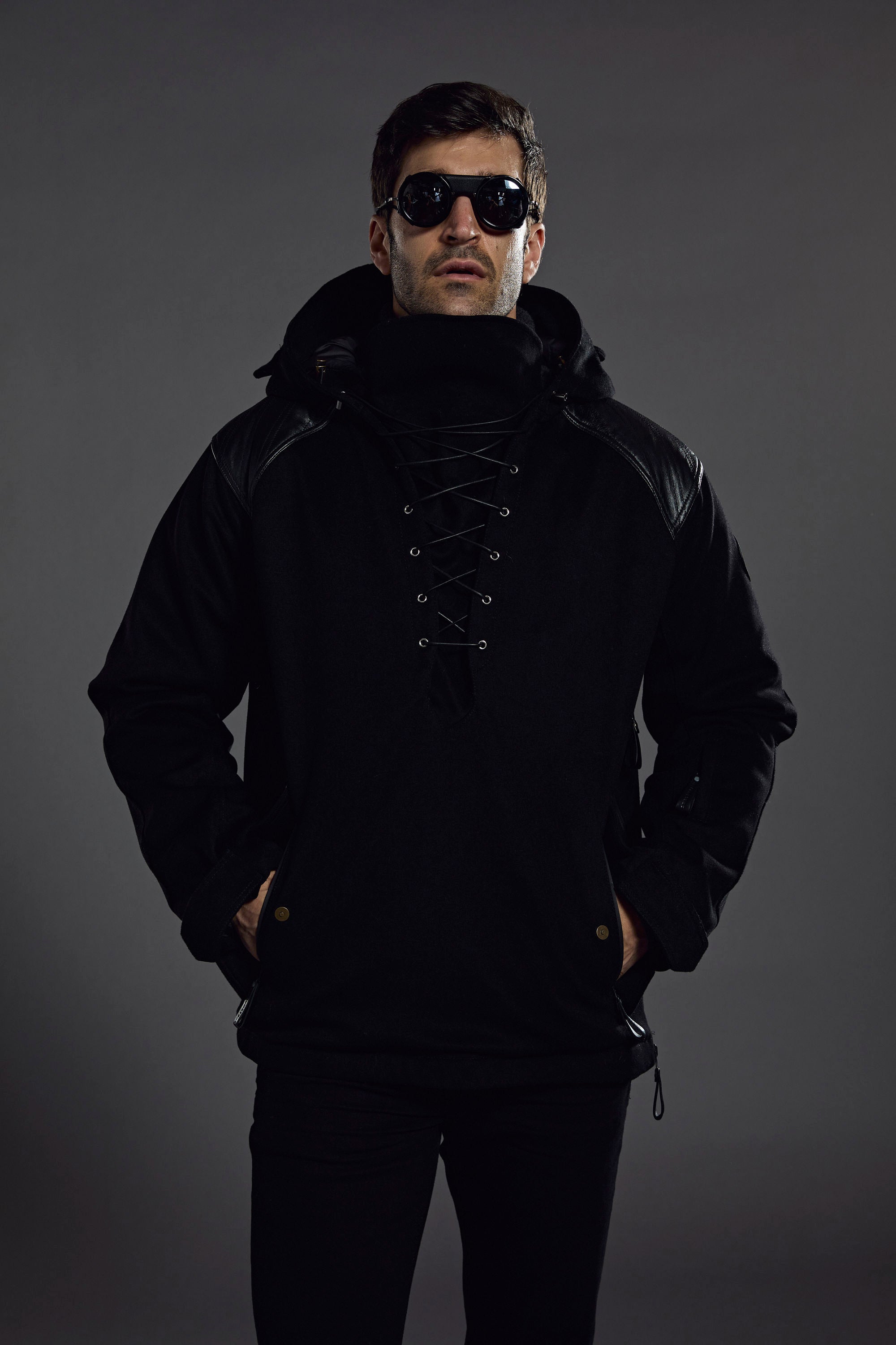 Men's Anorak Jacket - Loro Piana Storm System Wool | Alps & Meters