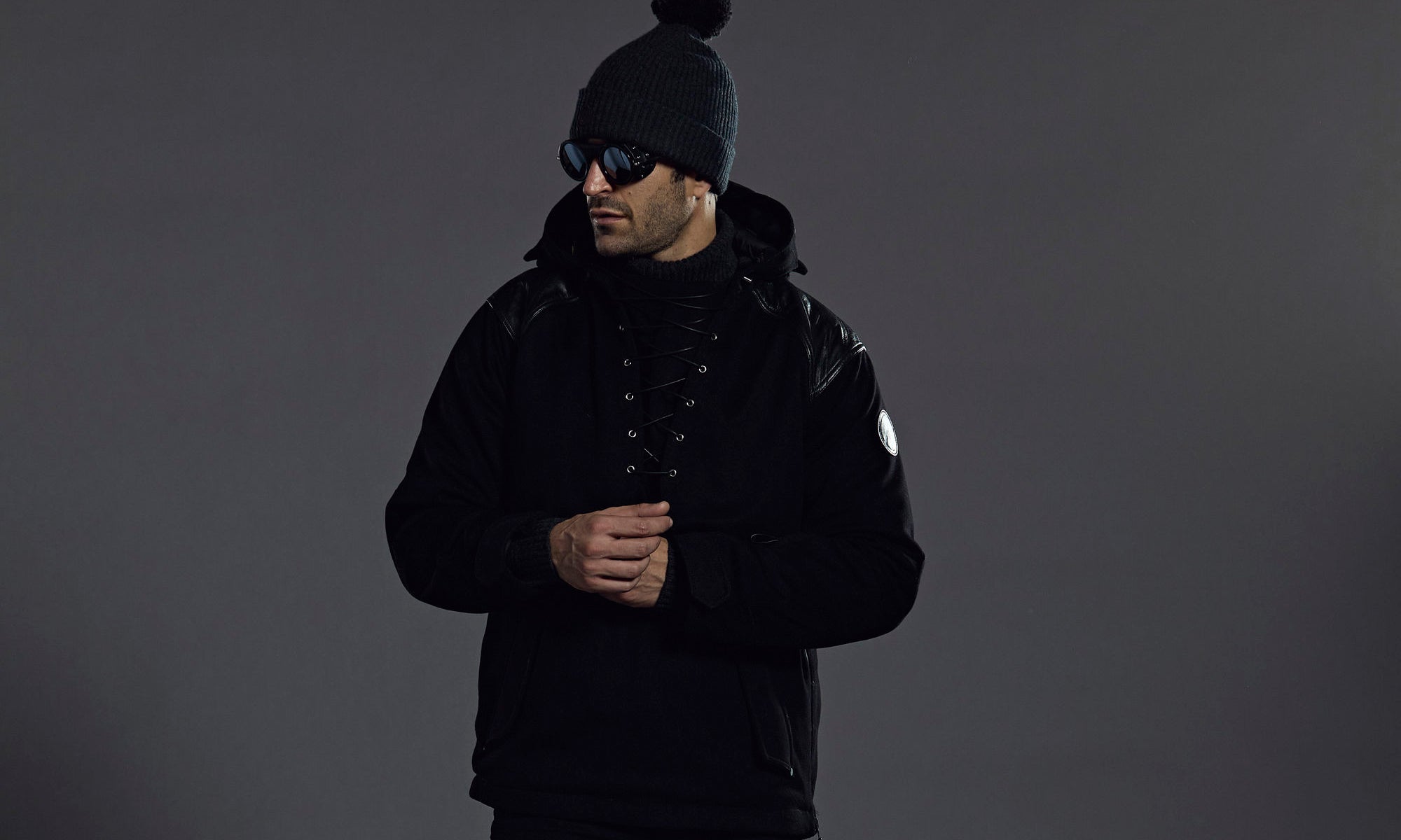 Men's Anorak Jacket - Loro Piana Storm System Wool | Alps