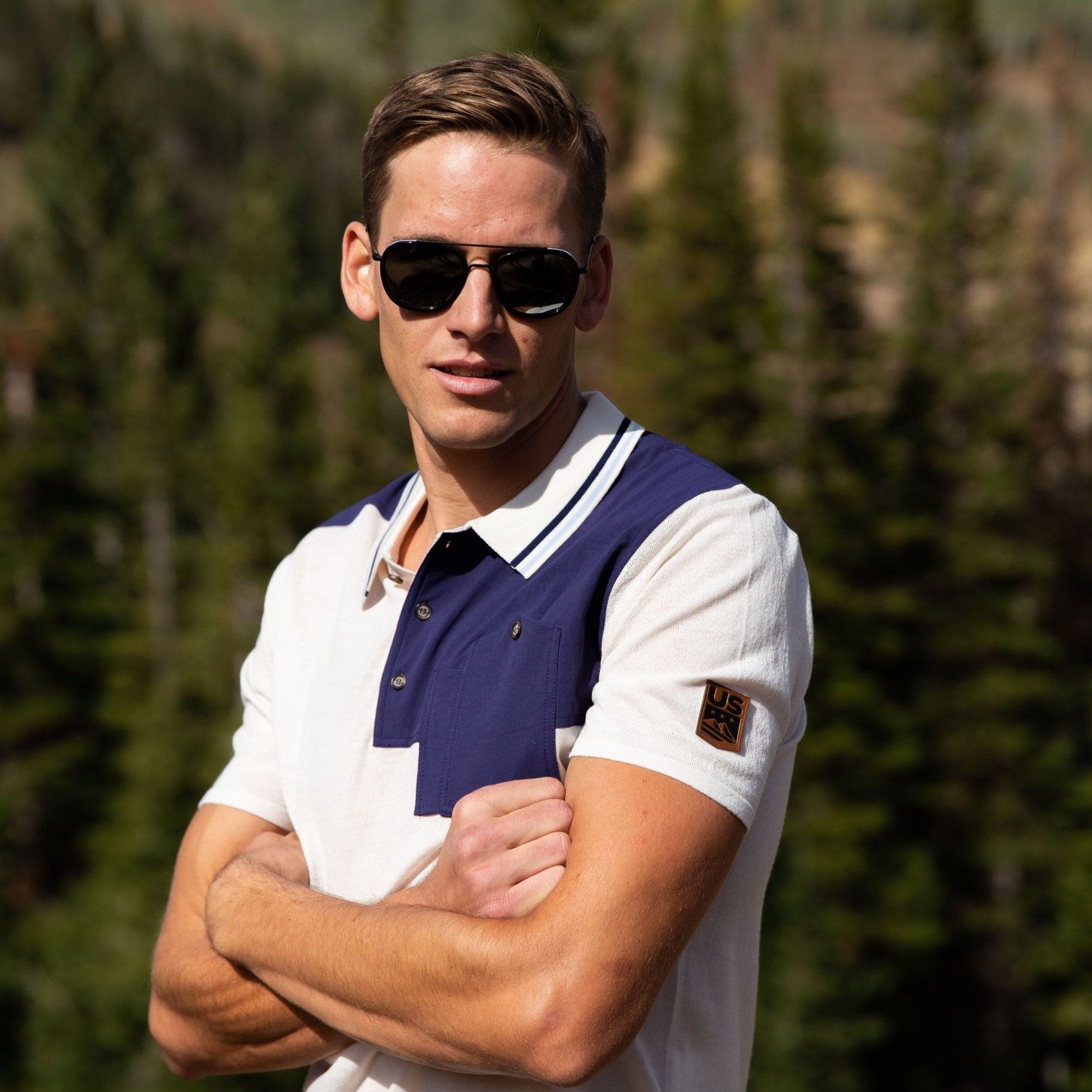 Polo – Inspired Touring Men\'s Lightweight Alps Merino & Ski Meters Shirt by